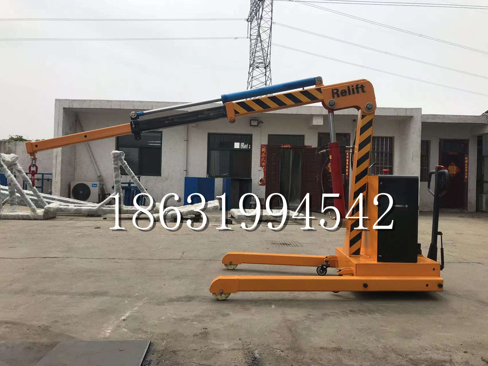 承德县久征定做3吨三轮随车吊 农用园林绿化移树吊 平板工程用小吊机