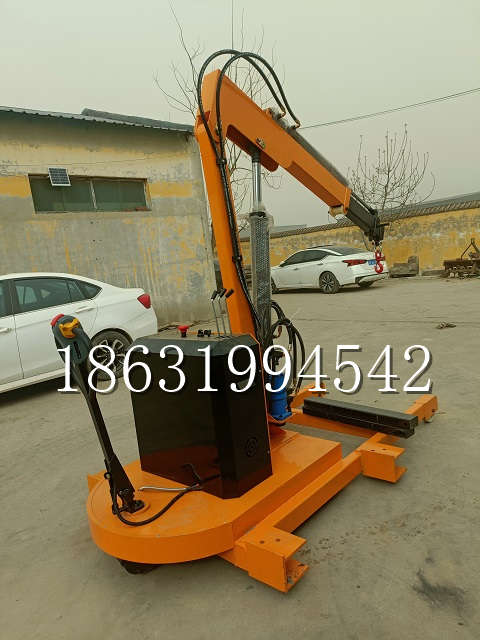 承德县自卸车厢随车吊 自制轮式四不像起重机 四驱平板吊 5吨 贵盛